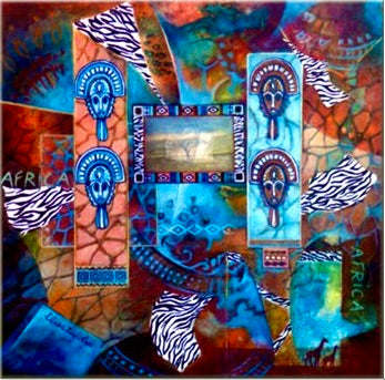 Warriors under the tree 30x30