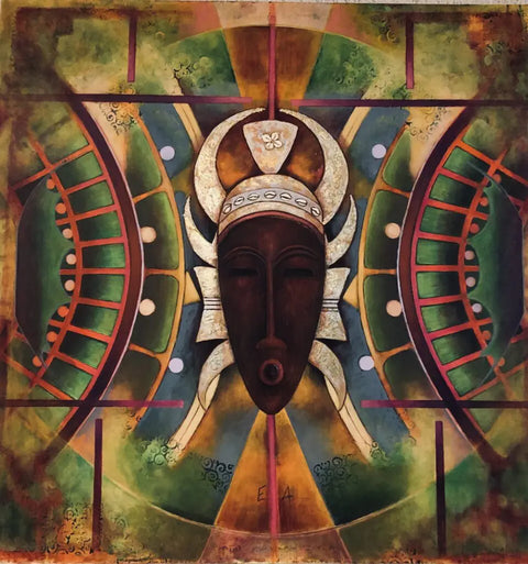 The Gold Warrior 40x40