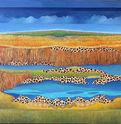 Tsavo 36x36 - Available for Sale.
